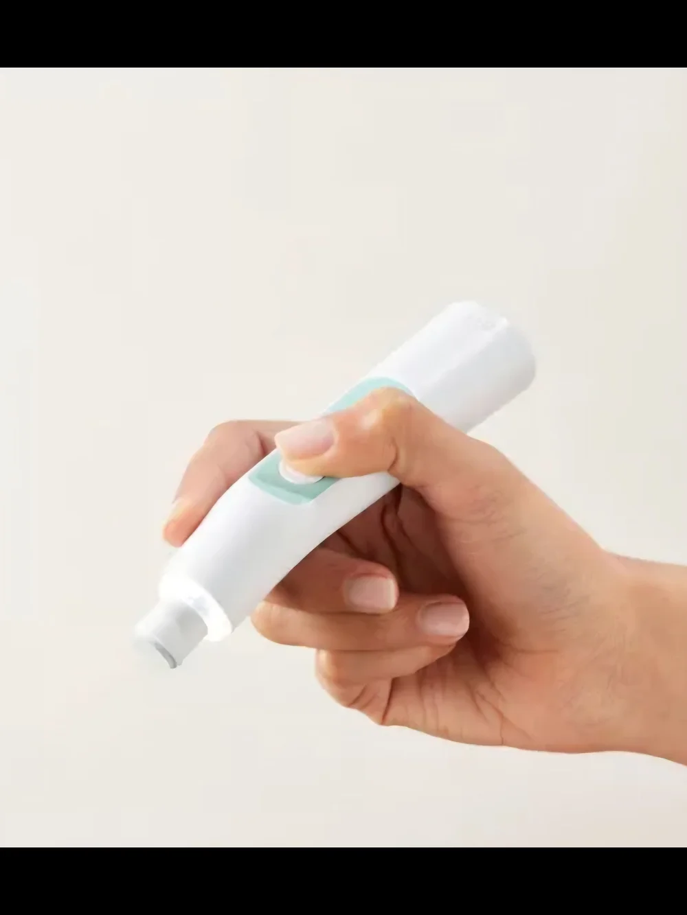 Frida baby Electric Nail Buffer in White & Mint